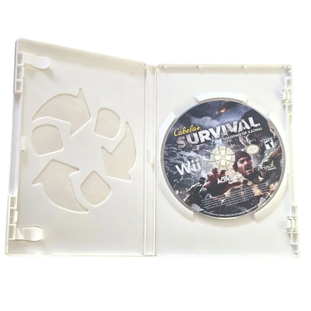 Cabela's Survival: Shadows of Katmai (Nintendo Wii, 2011) Complete and Tested